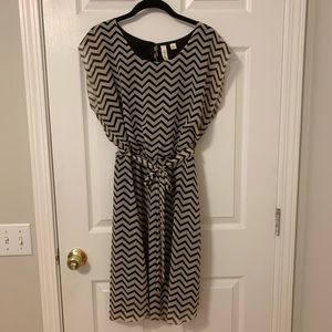 NWOT Chevron Dress